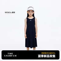 little MO&Co.little moco童装REEBOK联名系列24女童抑菌亲子装无袖连衣裙 黑色 120/60