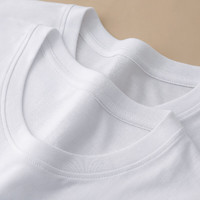 JEANSWEST 真维斯 短袖T恤男夏季简约太空人卡通印花潮流时尚上衣JRP A款白210A