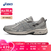 ASICS 亚瑟士 跑步鞋男鞋越野透气运动鞋抓地耐磨跑鞋 GEL-VENTURE 6 灰色 46