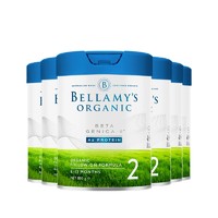 BELLAMY'S 贝拉米 高端系列白金版有机A2奶粉6-12个月2段800g/罐