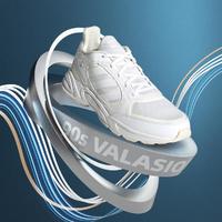唯品尖货：adidas 阿迪达斯 男女低帮复古透气跑步轻便缓震休闲运动鞋