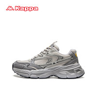 卡帕（Kappa）老爹鞋男子运动休闲跑步鞋 冷灰色/高级灰 36.5