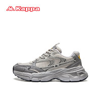 卡帕（Kappa）老爹鞋男子运动休闲跑步鞋 冷灰色/高级灰 40