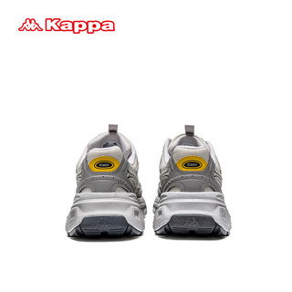卡帕（Kappa）老爹鞋男子运动休闲跑步鞋 冷灰色/高级灰 38