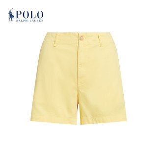Polo Ralph Lauren 拉夫劳伦 女装 24年夏斜纹棉布卡其短裤RL25515 700-黄色 2
