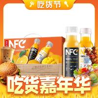 88VIP：农夫山泉 100%NFC果汁300ml*12瓶（橙汁*6+芒果汁*6）