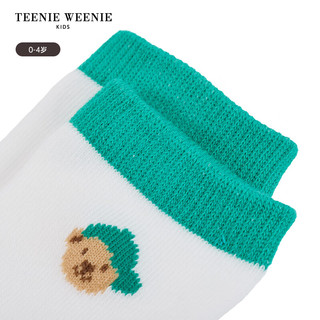 Teenie Weenie Kids小熊童装24夏季男宝宝柔软舒适小熊袜子 绿色（两双） L