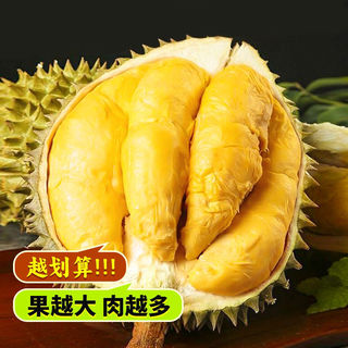 泰国金枕榴莲精品鲜果3-6斤新鲜带壳一整个热带水果