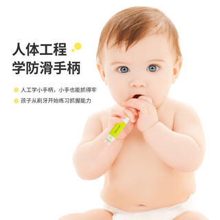 JAFFRONG 洁芙朗 儿童软毛牙刷3-15岁宝宝小孩乳牙牙刷 萌趣宽手柄（颜色)