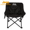 Jeep 吉普 户外露营写生耐脏成人加厚月亮椅钢管高承重可收纳便携折叠椅
