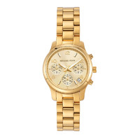 MICHAEL KORS 迈克·科尔斯 三眼金色女士腕表 MK7326