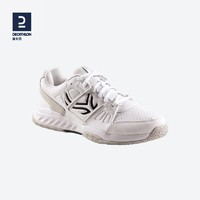 迪卡侬网球鞋男运动鞋校园缓震轻量白色白球鞋复古ten白色41 2901122