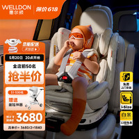 WELLDON 惠尔顿 智转2Pro婴儿童安全座椅0-4-7岁全龄i-Size认证智能巡航360度旋转 智转2pro-压花象牙白