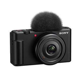 索尼（SONY）ZV-1F数码相机 创意外观滤镜/美肤拍照/大光圈/入门/超广角/Vlog 黑色