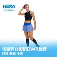 HOKA ONE ONE新款女士夏季4英寸短裤跑步运动透气舒适干爽轻弹