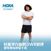 HOKA ONE ONE 新款男士夏季7英寸短裤跑步运动透气舒适干爽黑色