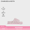 CHARLES & KEITH CHARLES&KEITH24春季爱心外穿厚底一字拖CK1-70381026 粉红色Pink 36