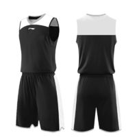 百億補貼：LI-NING 李寧 籃球服套裝男球衣運動背心透氣寬松比賽專業訓練隊服