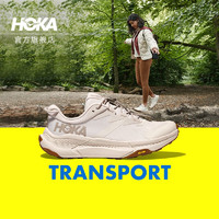 HOKA ONE ONE 女款夏季户外畅行徒步鞋 TRANSPORT轻便舒适缓震耐磨 蛋酒色/蛋酒色 38