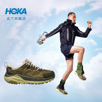 HOKA ONE ONE 男女款夏季卡哈低帮防水徒步鞋KAHA LOW GTX特别版 叶绿色/蛋酒色 44.5