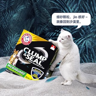 ARM&HAMMER 艾禾美铁锤猫砂膨润土美国进口除臭8.62kg猫沙黑盒锤子