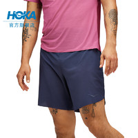 HOKA ONE ONE 新款男士夏季越野短裤跑步舒适干爽透气轻量轻弹 太空蓝 S