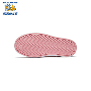 Skechers斯凯奇童鞋夏季女童疏水沙滩鞋透气洞洞鞋319510L 紫色/薄荷色/PRMN 27.5码