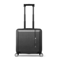 Samsonite 新秀丽 拉杆箱TQ9*09004黑色18英寸登机箱 黑色拉杆箱拉链