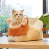 梵都宠舍 猫包猫咪外出背包斜挎包透气便携猫咪用品帆布手提猫包