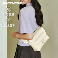 SKECHERS 斯凯奇 单肩背包2024春季新款复古休闲斜挎背包百搭邮差包