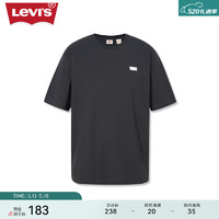 Levi's 李维斯 24春夏男士短袖T恤潮休闲轻薄透气上衣 黑色 M