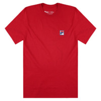 FILA 斐樂 男女同款短袖T恤 紅色MN81A003-RED-S