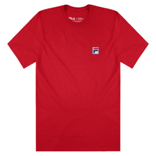 男女同款短袖T恤 红色MN81A003-RED-S