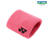 YONEX尤尼克斯羽毛球护腕运动手腕防扭伤擦汗吸汗篮球排球男女护具 AC493 粉红色 7.5*8CM 单只装
