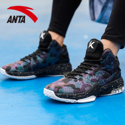 anta安踏篮球鞋男鞋2024夏季新款汤普森kt6狂潮3高帮皮面耐磨运动鞋男
