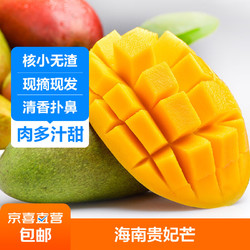 海南贵妃芒果当季热带新鲜水果 带箱10斤装大果