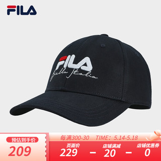 FILA 斐乐款棒球帽2024夏时尚休闲运动遮阳帽鸭舌帽