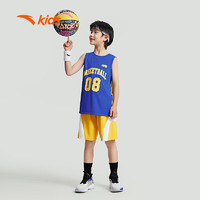 ANTA 安踏 儿童运动套装男小童2024夏季篮球比赛套A352429201