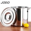 JOBO 巨博 商用加厚不锈钢桶带盖汤桶储物桶φ30x30cm 大容量装水约42斤