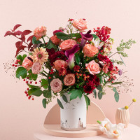 花点时间 DIY玫瑰花束鲜花每周一花包年客厅插花鲜花真花生日礼物女