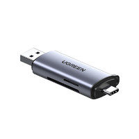 UGREEN 绿联 读卡器usb2.0 type-c双头