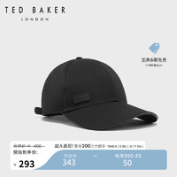 Ted Baker秋冬男士拼接网面小标休闲棒球帽274901 黑色 S/M