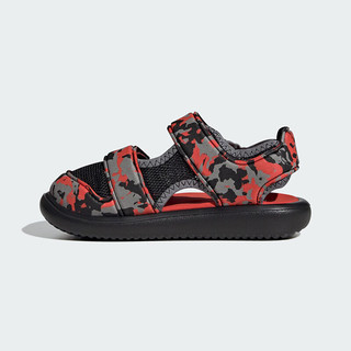 阿迪达斯 （adidas）男青少年 WATER SANDAL CT C沙滩凉鞋 IE0303 黑色 29码 