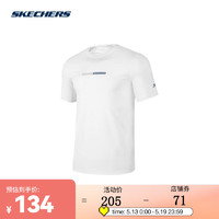SKECHERS 斯凯奇 男子针织短袖T恤衫 P323M002-0019 XL