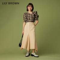 Lily Brown 秋冬 甜酷不规则纯棉牛仔半身裙LWFS214007
