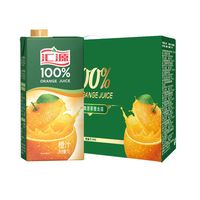 88VIP：汇源 100%橙汁饮品1000ml*6盒浓缩果汁饮料整箱