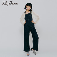 Lily Brown 春夏  甜美少女宽松背带牛仔连体裤LWFO211073