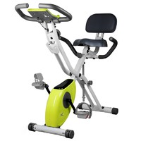 LEKI 雷克 LEIKE）XBIKE动感单车家用磁控健身车折叠室内自行车健身器材 柠檬黄 BC22001