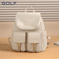 GOLF 高尔夫 双肩休闲运动旅行包时尚通勤出游背包 款式2-果仁杏（买一赠二）