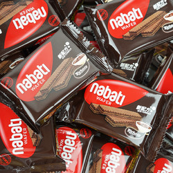 nabati 纳宝帝 印尼进口nabati丽芝士奶酪草莓巧克力味威化饼干16g*20包休闲零食
